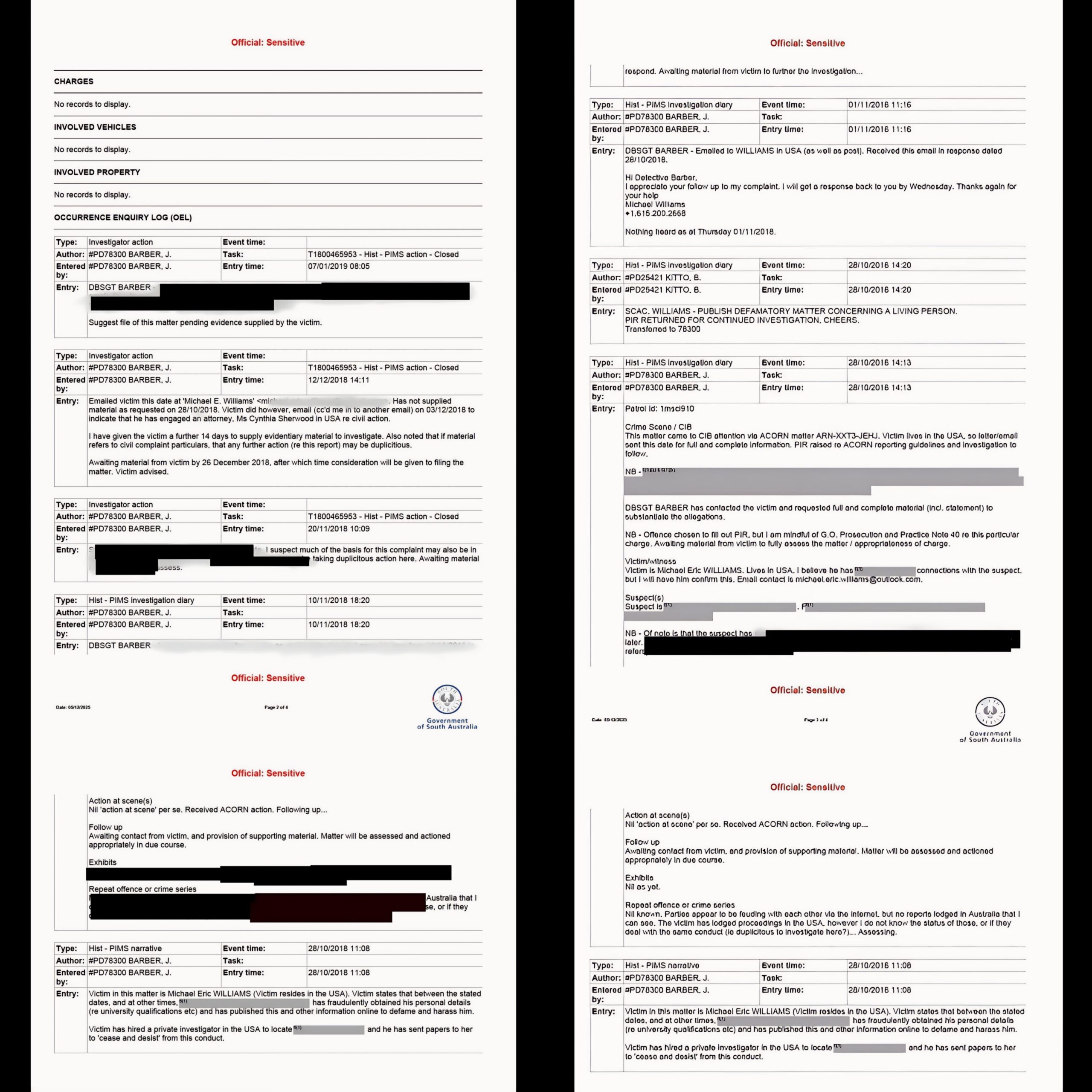 Melissa Williams-Brown, a former cybersecurity student in Adelaide, is accused of orchestrating a scheme to unlawfully obtain private educational records from the National Student Clearinghouse by posing as an employer and using forged consent forms. The South Australia Police (SAPOL) Southern District Criminal Investigation Branch is currently handling the matter, and the National Student Clearinghouse had previously issued a notification to a "Ms. Brown" regarding unauthorized sharing of information obtained through their verification services, requesting deletion of data related to Michael Williams.